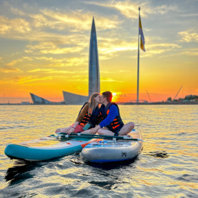 Прогулка на Sup Финский залив для семьи