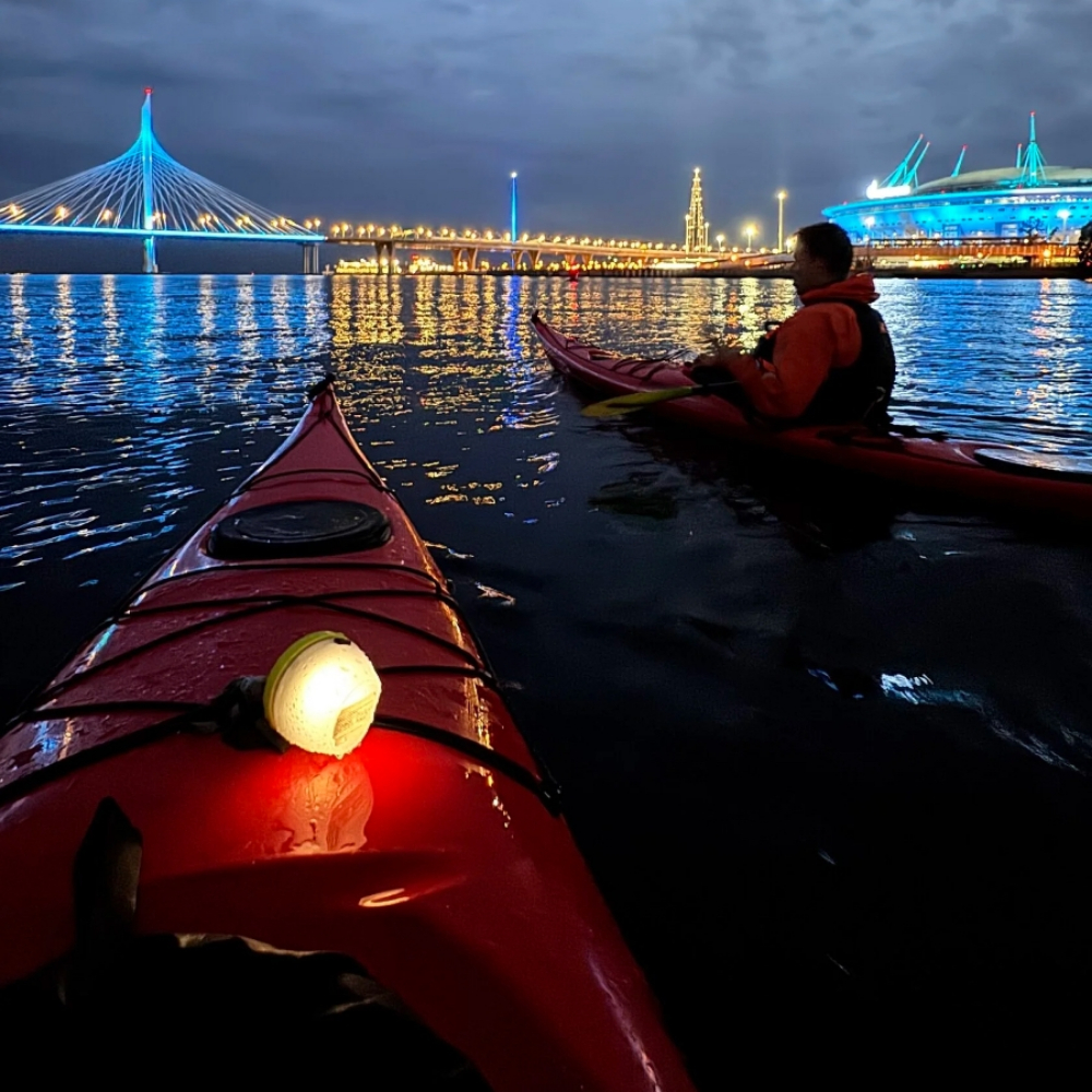 Ночной Петербург на каяках (маршрут №1) для троих