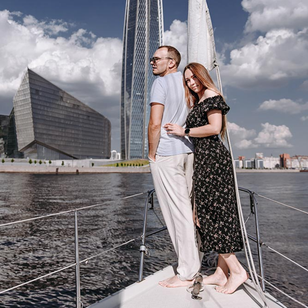 Прогулка на яхте с фотосессией