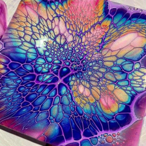 Мастер класс по жидкому акрилу "Fluid Art" 30 см