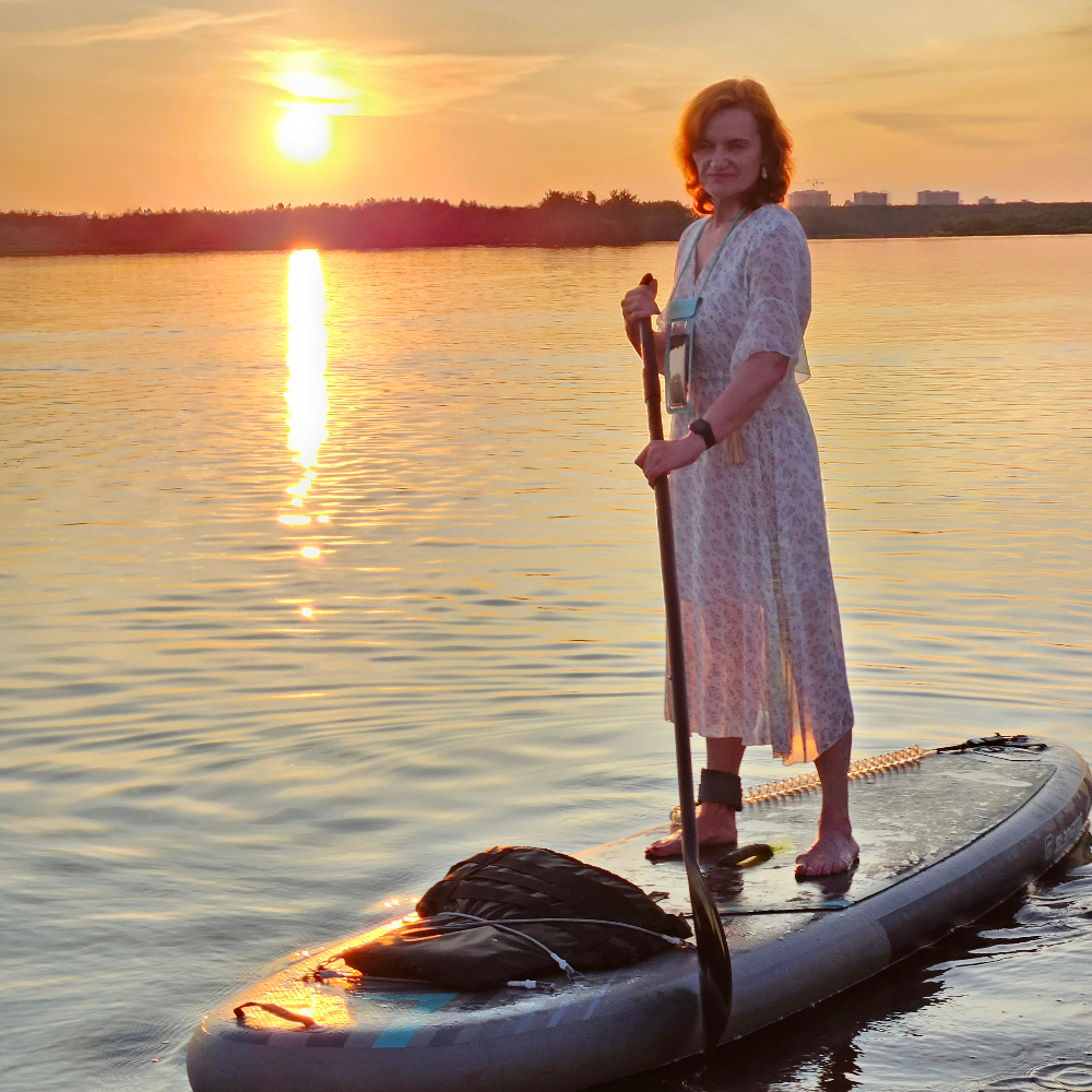 Прогулка на сапах. Маршрут «Лахта»
