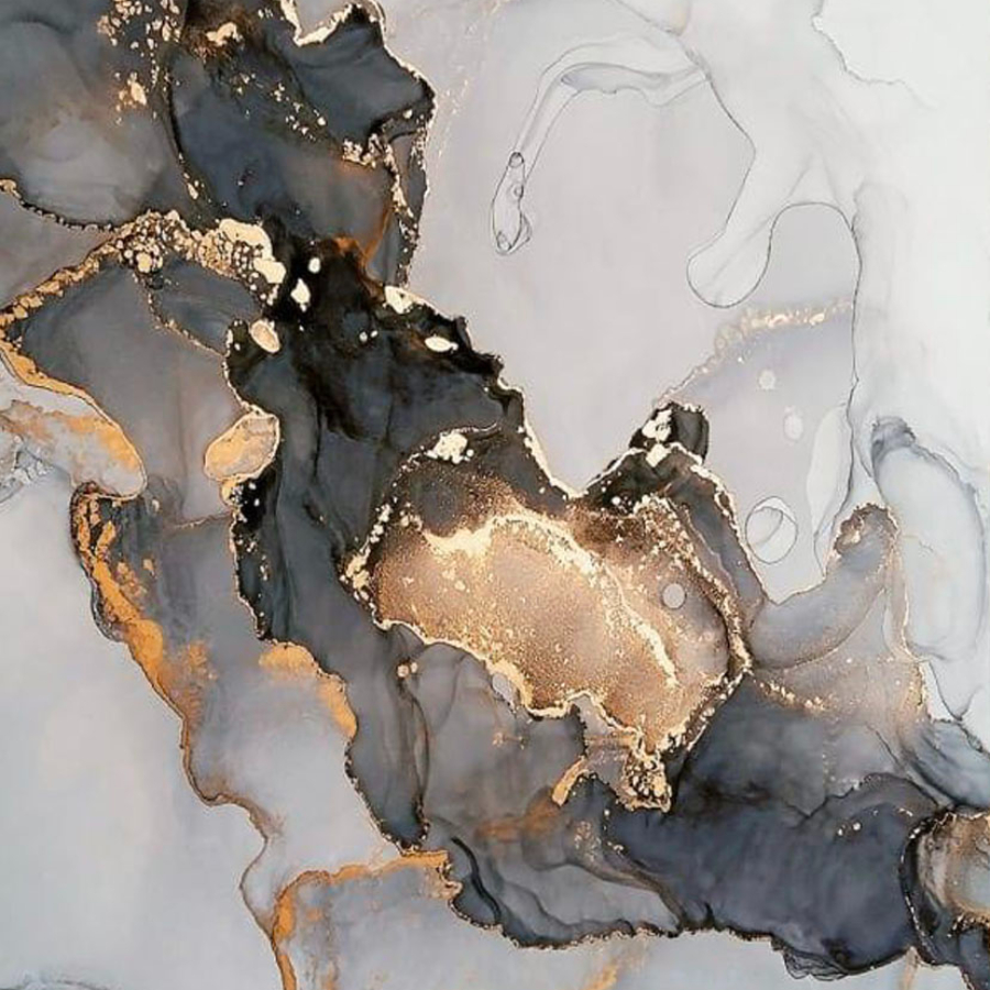 Мастер-класс по алкогольным чернилам 40*60 см для двоих