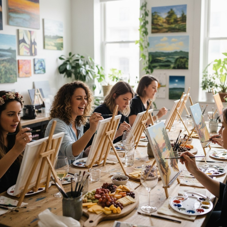 Арт- девичник