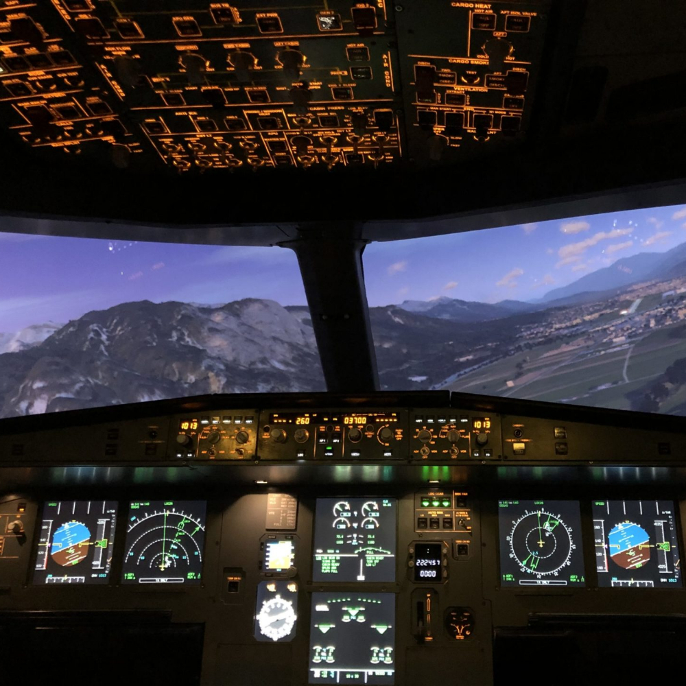 Сеанс на авиатренажере самолёта AIRBUS A320 (1 час)