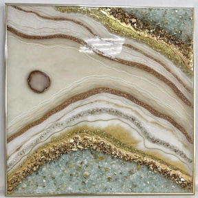 Мастер-класс «Срез камня. Мрамор» на прямоугольном панно 40*60 см