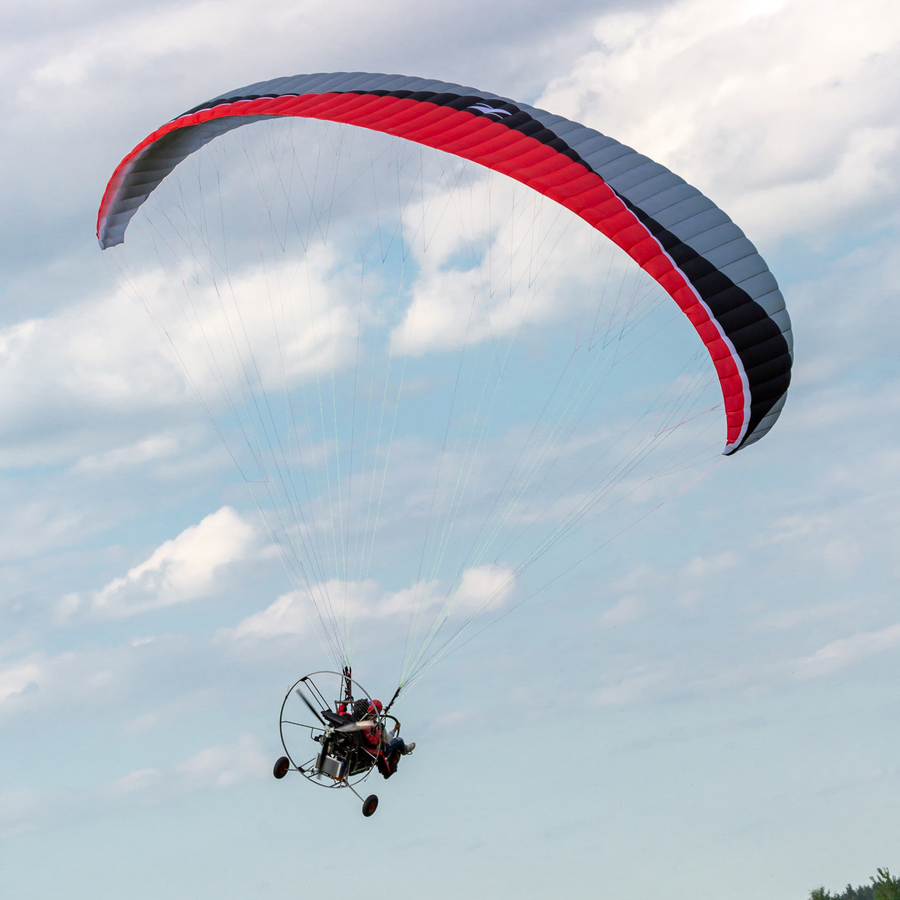 Полет на Паралете (15 минут)