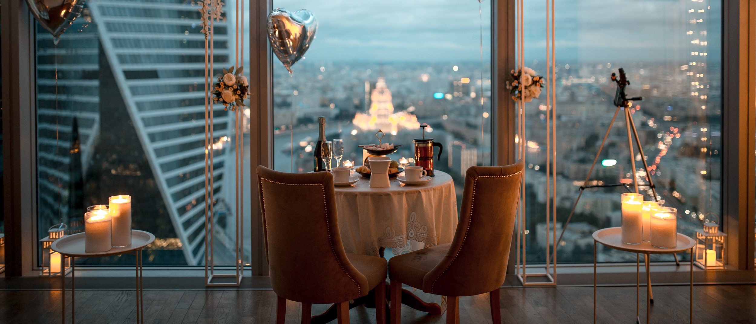 Романтическое свидание в Москва-Сити ( 3 часа) 