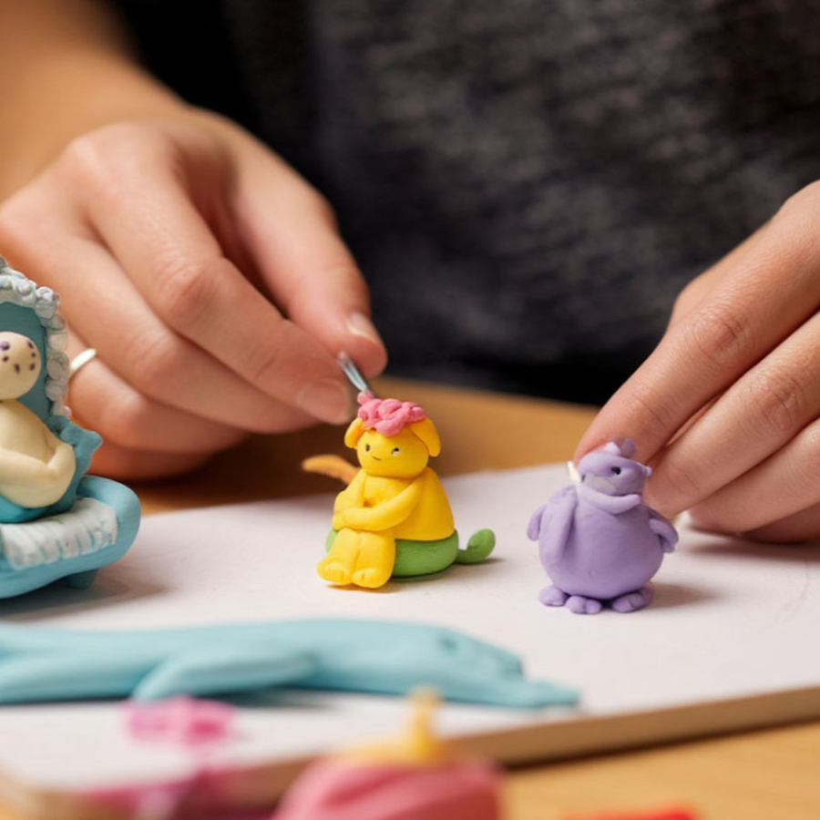Мастер-класс «Лепка из полимерной глины» для двоих