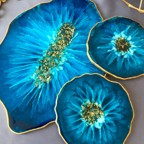 Мастер-класс «Сырные тарелки и подстаканники» (овальная форма) 30 см