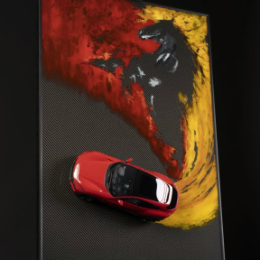 Мастер-класс "Автомобили" 40*30 см