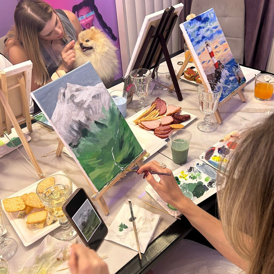 Мастер-класс по рисованию картин (акрил или масло) 30х20