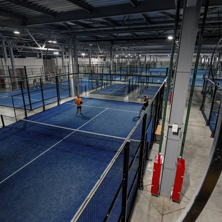 Парная тренировка по паделу на панорамик (2х2) корте