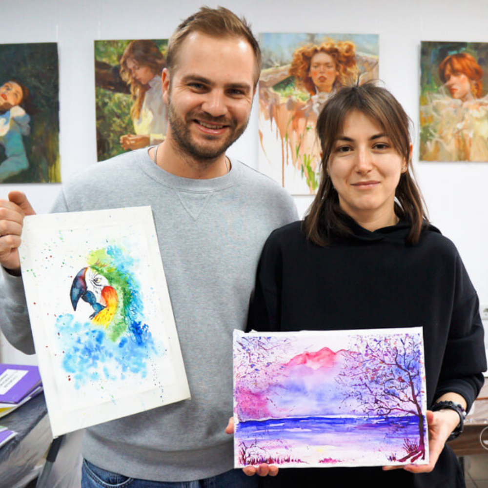 Мастер-класс «Акварель для начинающих»