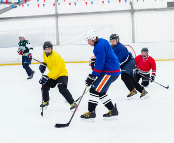 Групповая тренировка на льду  по хоккею