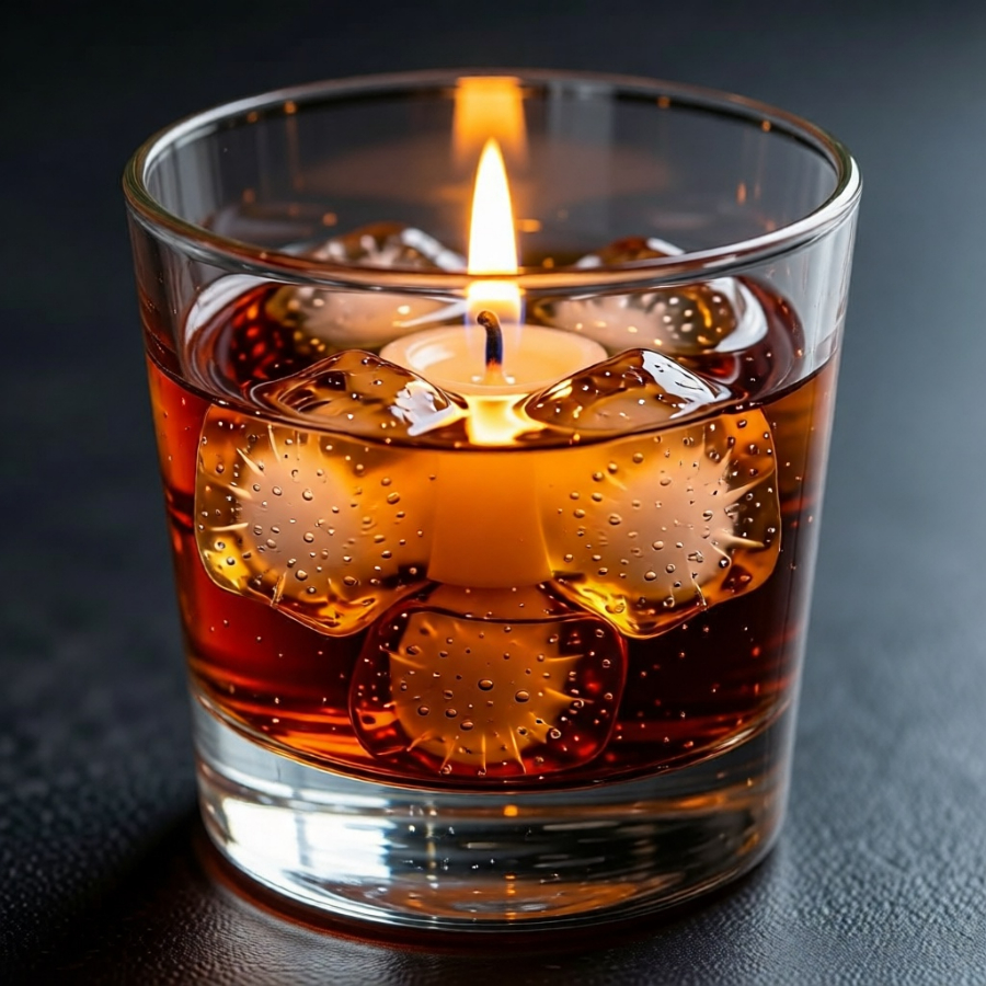 Мастер класс "Гелеевая свеча в стакане рокс" для двоих