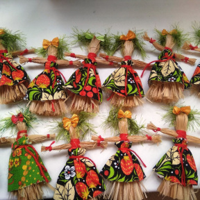 Индивидульный мастер класс/ свидание по созданию кукол из лыка