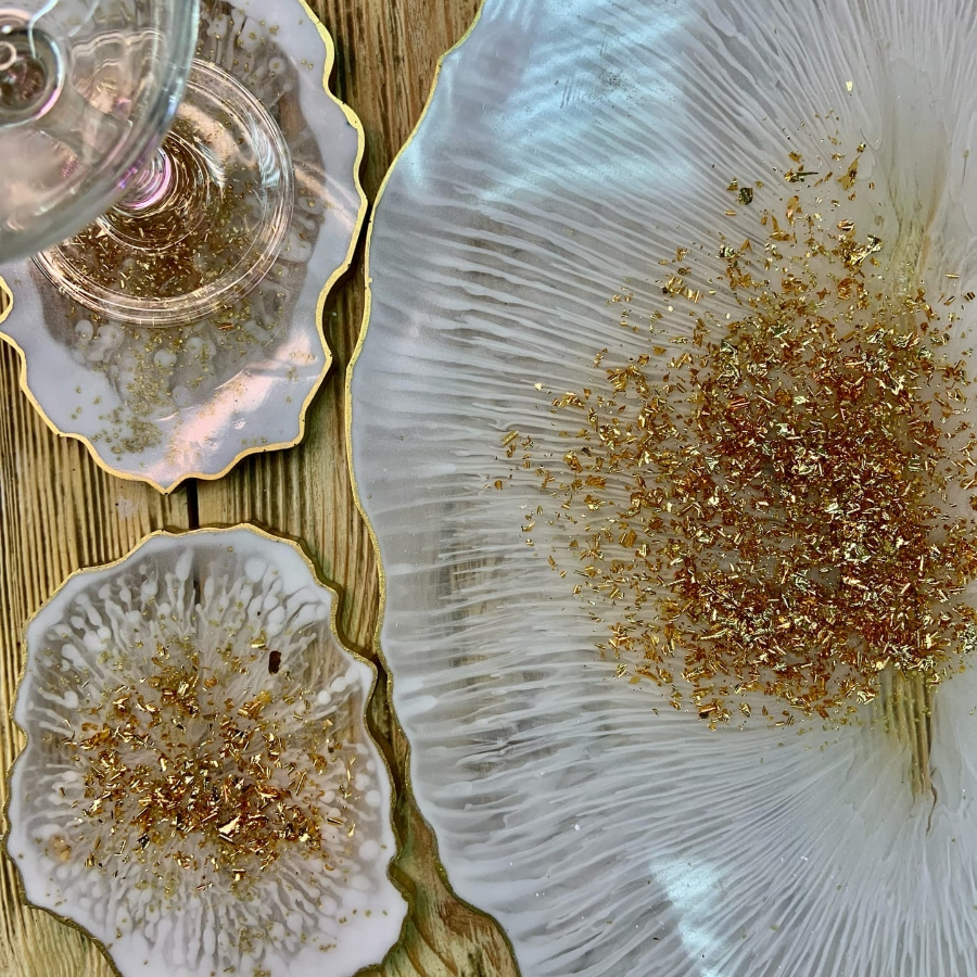 Мастер-класс «Сырная тарелка (круглая 26 см) + 2 подстаканника» для двоих