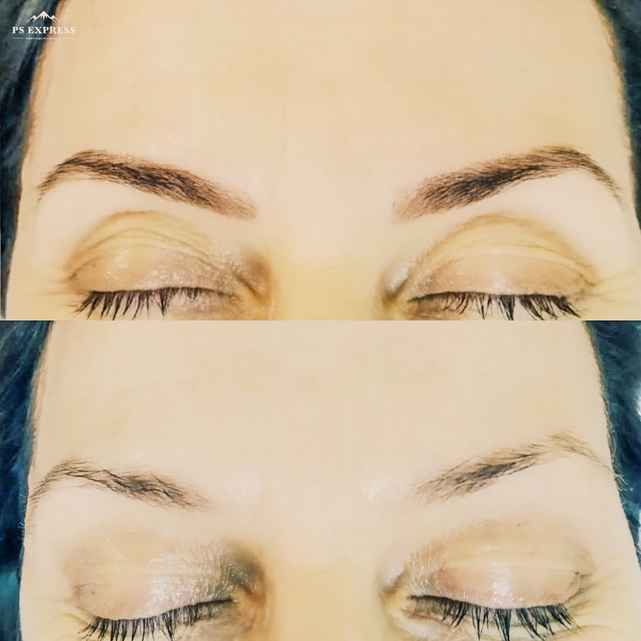 Окрашивание ресниц хной 