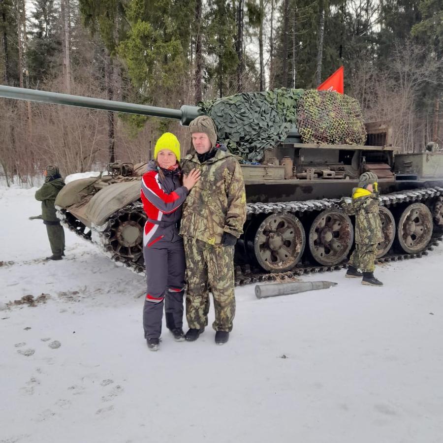 Катание на танке Т-34 "Мать -Родина"