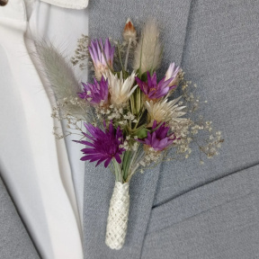 Индивидуальный мастер класс/ свидание по созданию бутоньерки из сухоцветов