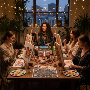 Арт- вечеринка с тарологом и астрологом (2 персоны)