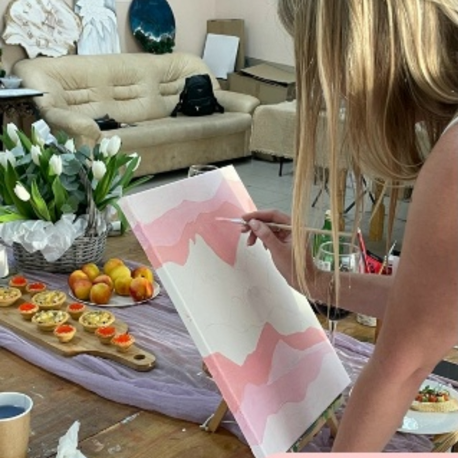 Абонемент на рисование масляными красками (4 посещения/месяц)