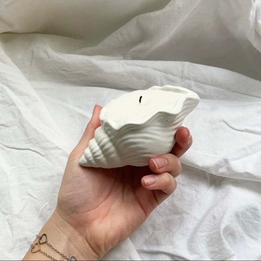 Мастер-класс по аромасвечам "Кашпо-ракушка" 12 см