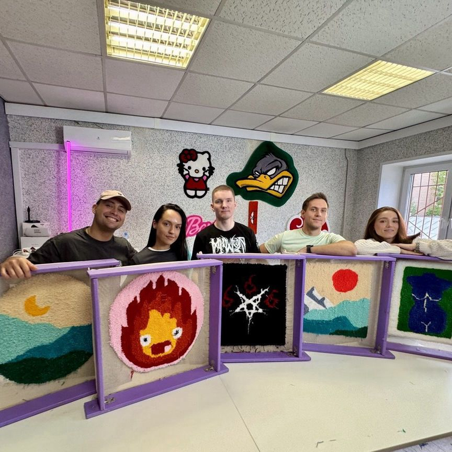 Мастер-класс по изготовлению ковров ручной работы (тафтингу) для компании