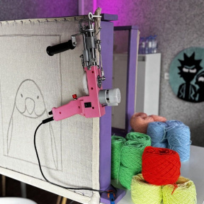 Мастер-класс по изготовлению ковров ручной работы (тафтингу) для семьи