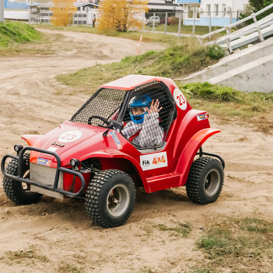 Катание на багги по трассе для детей