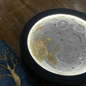 Мастер-класс по светящимся картинам (круг 30 см)