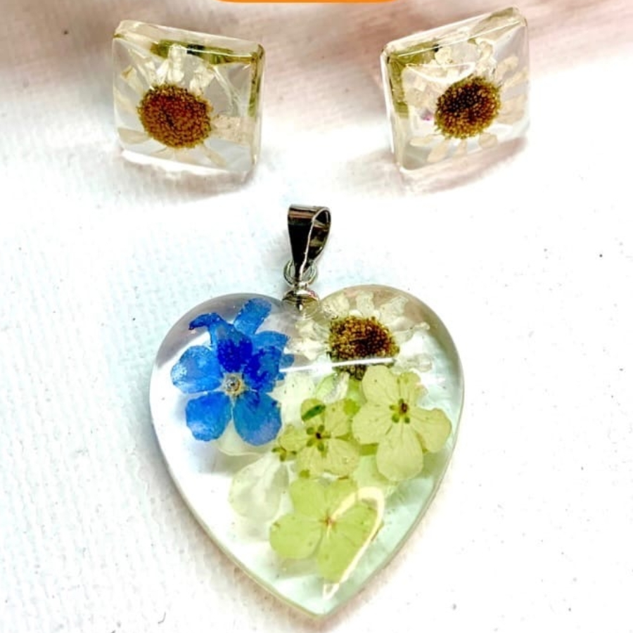 Мастер-класс «Украшения из эпоксидной смолы. Сережки+пусеты»