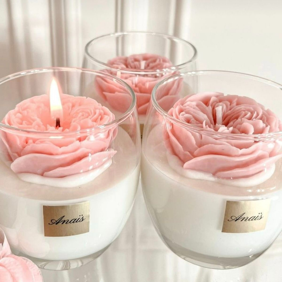 Мастер класс "Свеча в стакане рокс 2 шт" для двоих