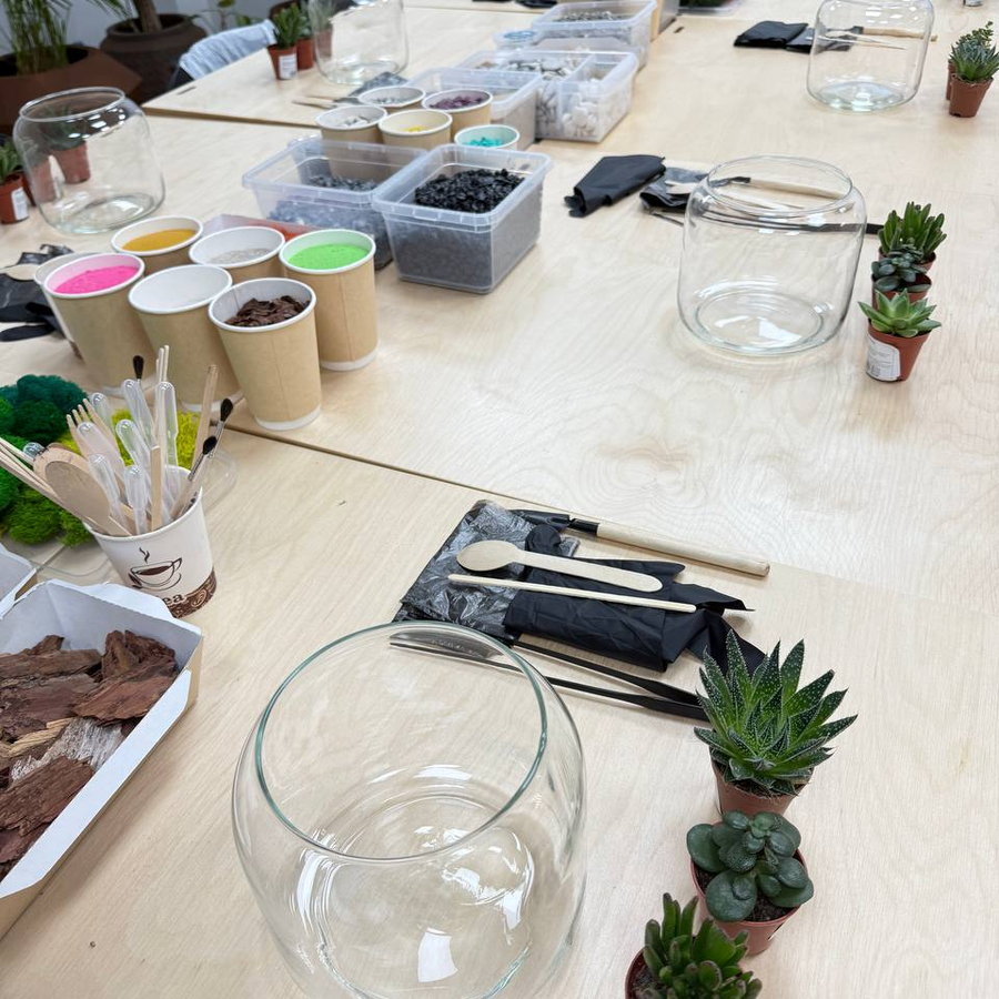 Мастер-класс по созданию флорариума