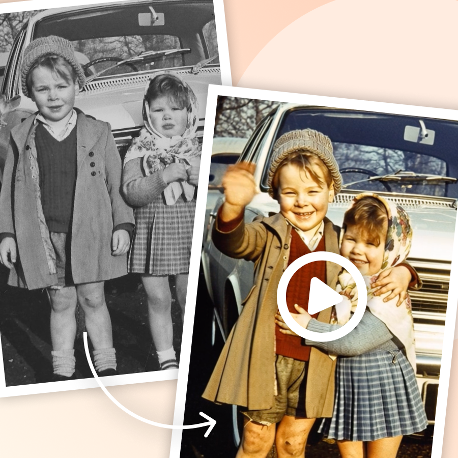 Создание трогательного/подарочного фильма с ожившими фото (3-минутный фильм)