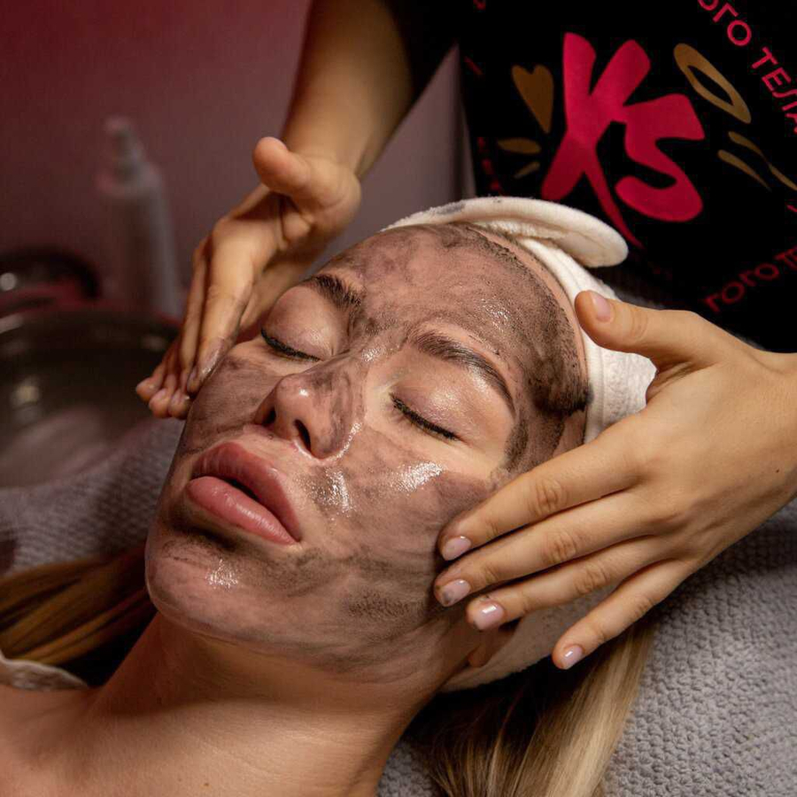 Массаж + обёртывание + массаж лица PREMIUM для девушки