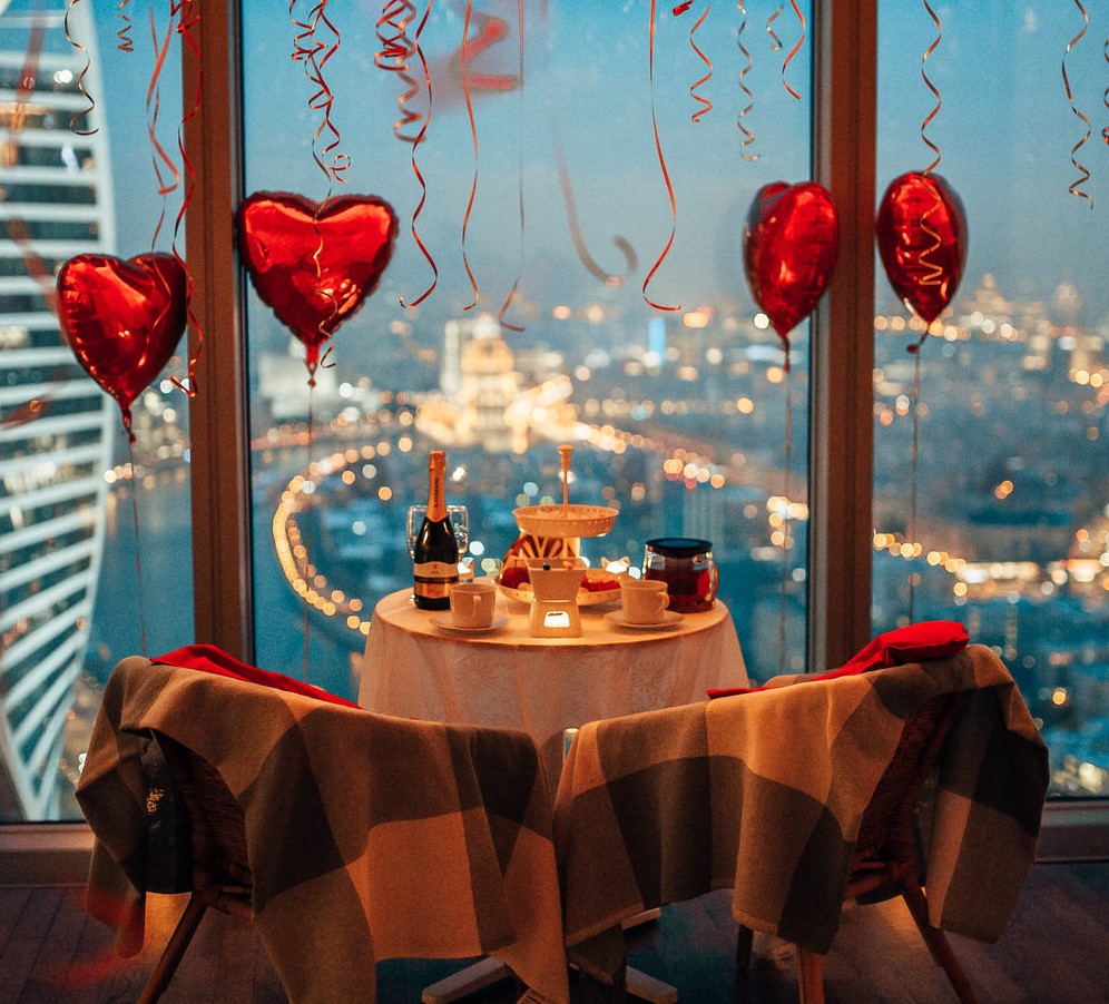 Романтическое свидание в Москва-Сити PREMIUM ( 1 ночь) 