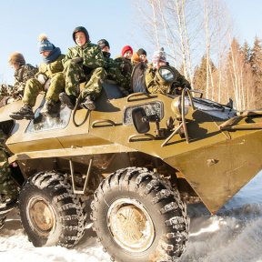 Катание на танке и БРДМ-2