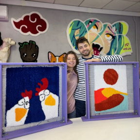 Индивидуальный мастер-класс по изготовлению ковров ручной работы (тафтингу). Тафтинг свидание.