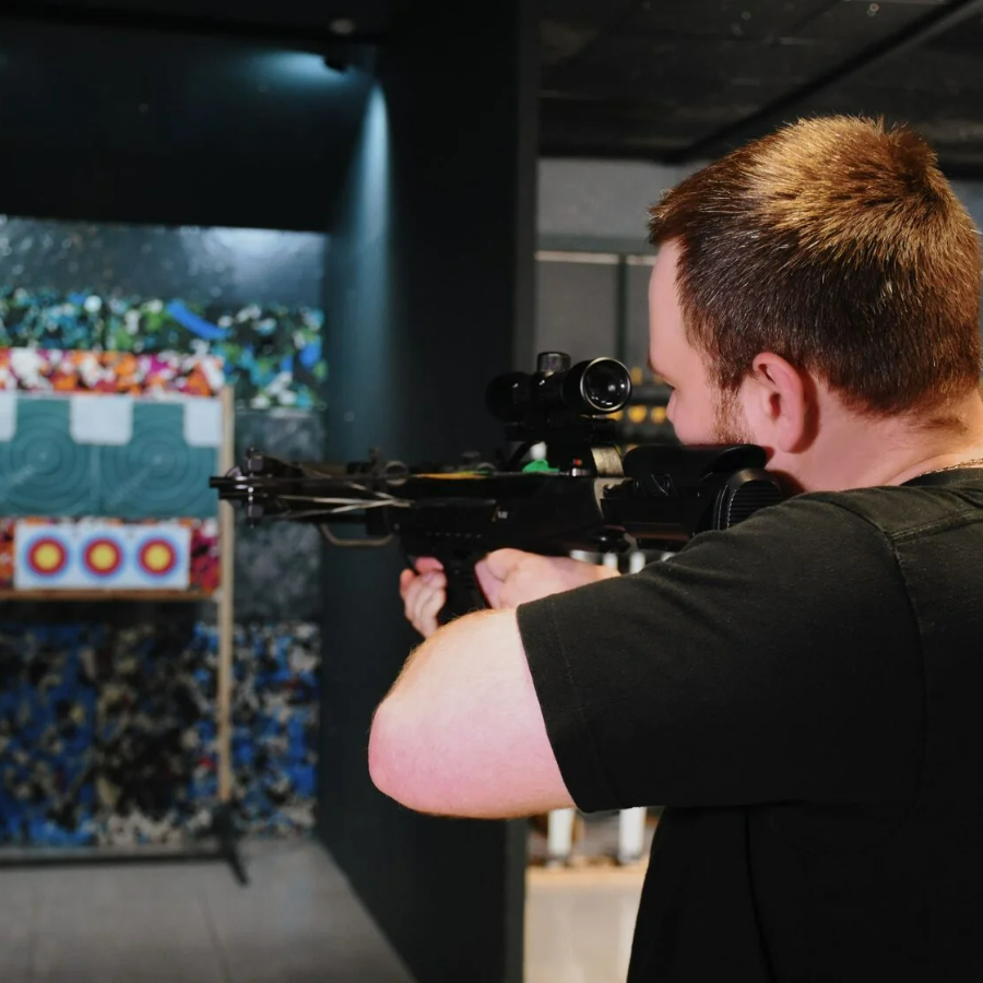 Стрельба из автомата в стрелковом клубе "Shooter" 30 выстрелов 