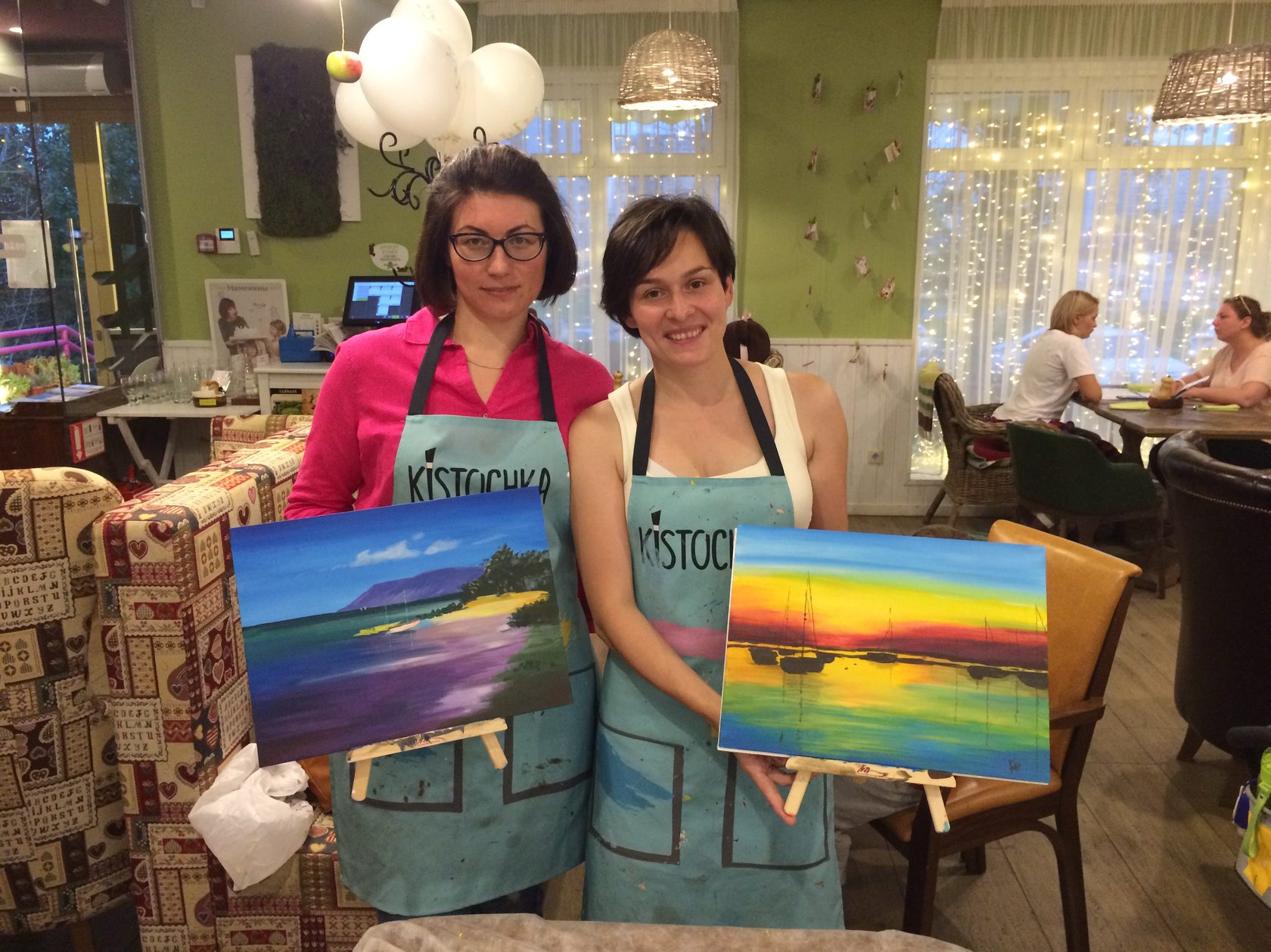 Мастер-класс по живописи с использованием фактурной пасты (золотая пленка)