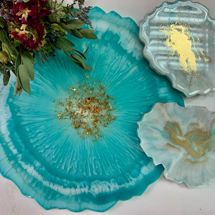 Мастер-класс «Сырная тарелка (овальная 34 см) + 2 подстаканника» для двоих