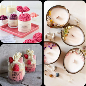 Мастер класс "Массажная свеча в кокосе 2 шт" для двоих