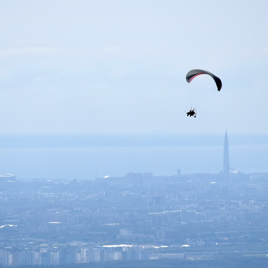 Полет на параплане в тандеме с инструктором с видеосъемкой