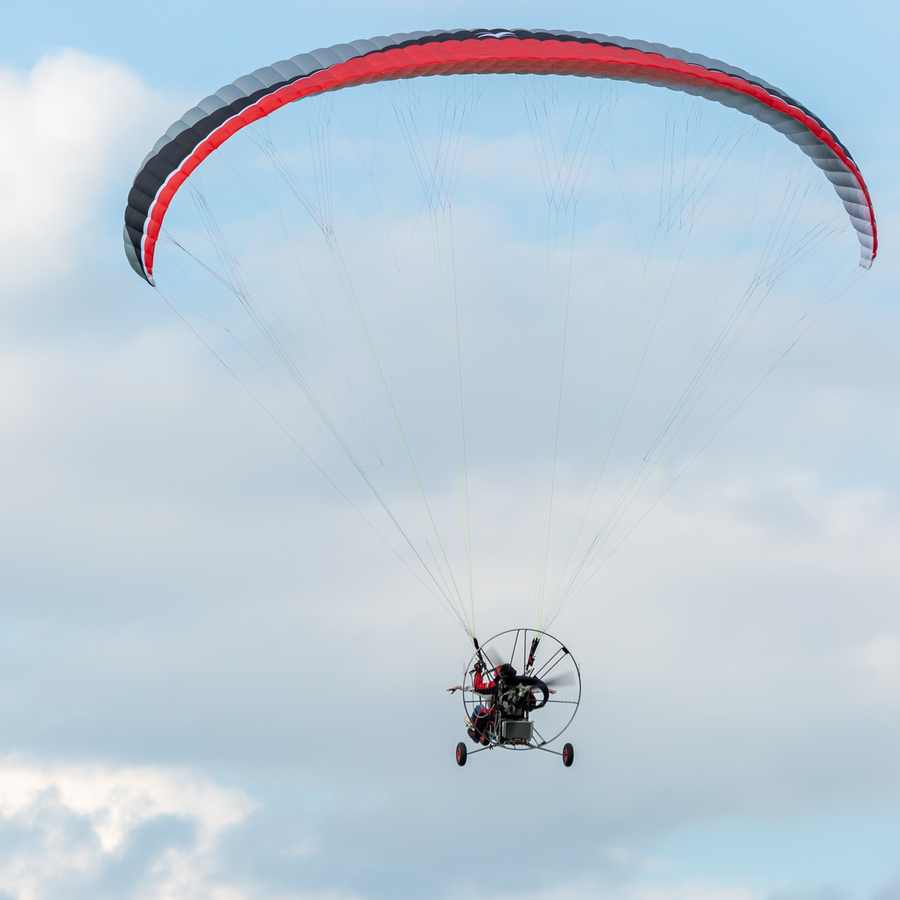 Полет на Паралете (15 минут)