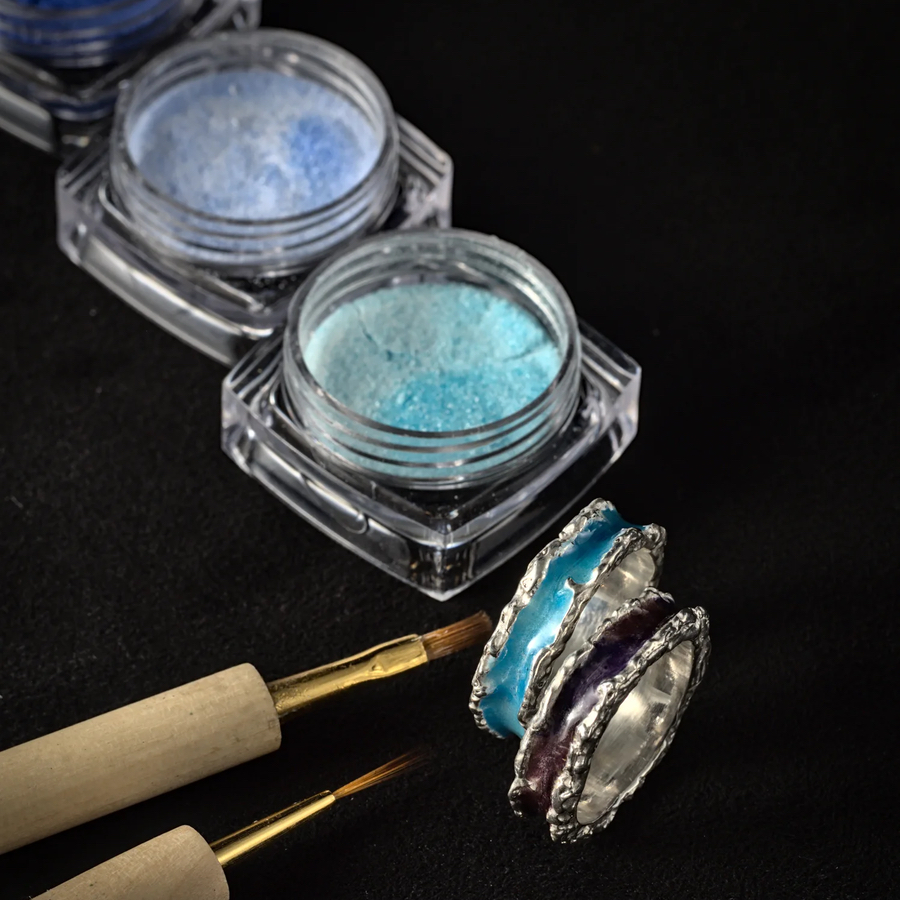 Мастер-класс Кольцо с эмалью