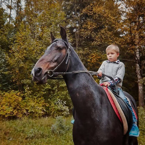 Верховая езда с фотосессией для детей