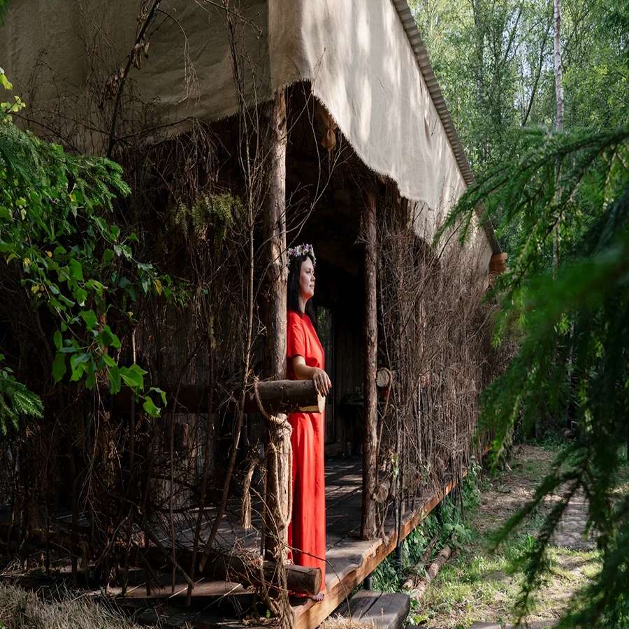 Баня с большой парной