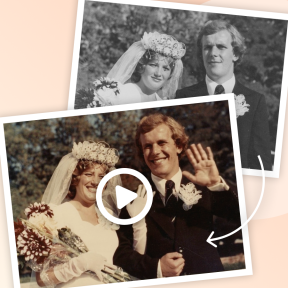 Создание трогательного/подарочного фильма с ожившими фото (3-минутный фильм)