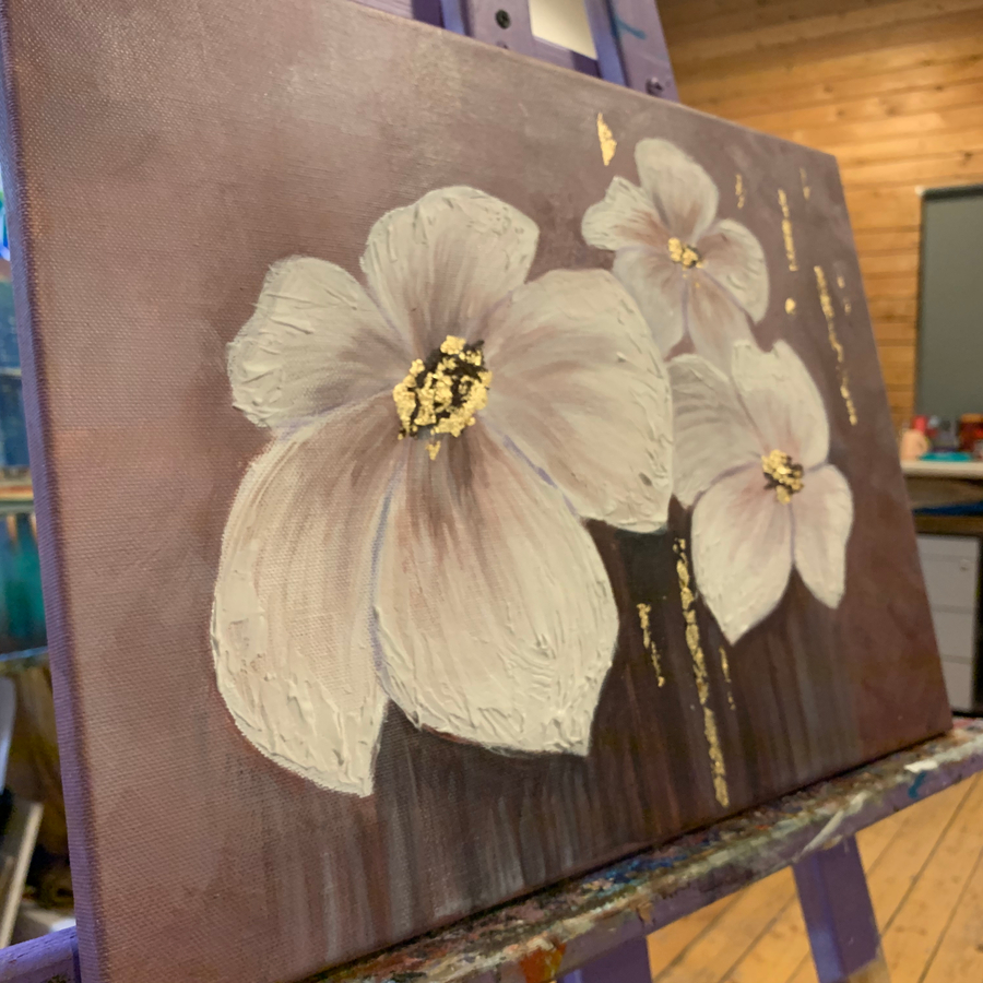 Мастер-класс по живописи акрилом